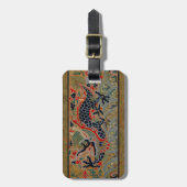 Chinese Dragon Symbol Antique Asian ラゲッジタグ (正面縦)