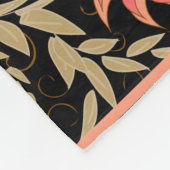 Chinese fairy floral pattern with beautiful birds フリースブランケット (角)