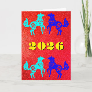 Chinese Folded Holiday Card シーズンカード