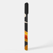 Chinese Gold Red Dragon Art Fantasy Design With Cl iPhoneケース (右側面)