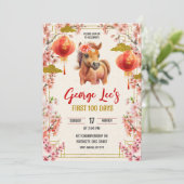 Chinese Horse Zodiac 2026 First 100 Days 招待状 (スタンド正面)