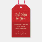 Chinese/Lunar New Year Gift Tag ギフトタグ (裏面)
