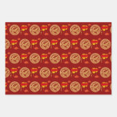 Chinese Lunar New Year Horse 2026 3WpS2 ラッピングペーパーシート (正面2)