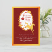 Chinese Lunar New Year Horse Calendar QR Code Logo シーズンカード (スタンド正面)