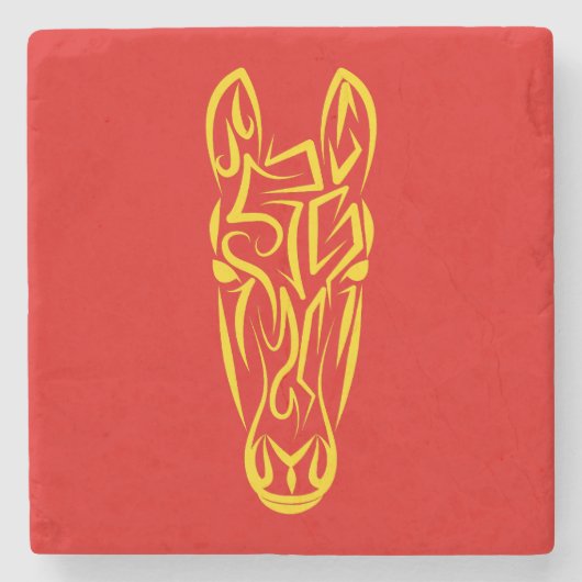 Chinese Lunar New Year of the Horse 2026 4724 Fire ストーンコースター (正面)