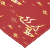 Chinese Lunar New Year of the Horse 2026 4724 Fire テーブルクロス (アングル)