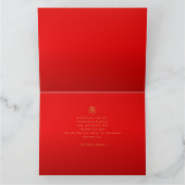 Chinese lunar New Year - Year of the Horse 2026 カード (内部)