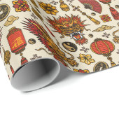 Chinese New Year ラッピングペーパー (ロールコーナー)