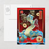 Chinese New Year-2013-year of the Snake シーズンポストカード (正面/裏面)