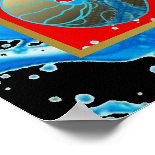 Chinese New Year-2013-year of the Snake ポスター (角)