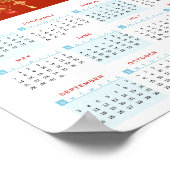 Chinese New Year 2023 Rabbit calendar ポスター (角)