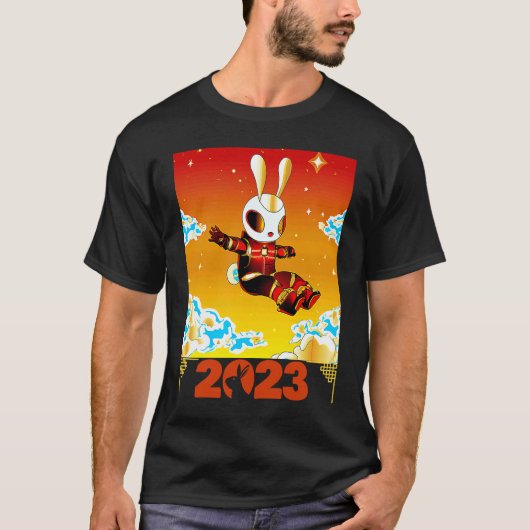 Chinese New Year 2023 Year Of The Rabbit 2023 Wome Tシャツ (正面)