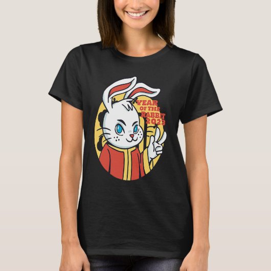 CHINESE NEW YEAR 2023 Year Of The Rabbit Women Men Tシャツ (正面)