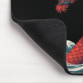 Chinese New Year 2024 Dragon Great Wave Year Of Th マウスパッド (コーナー)