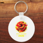 Chinese New Year 2026 Horse Happy Chinese New Year キーホルダー (正面)