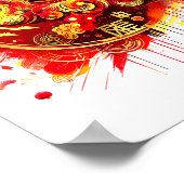 Chinese New Year 2026 Horse Happy Chinese New Year ポスター (角)