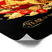 Chinese New Year 2026 Horse Happy Chinese New Year ポスター (角)