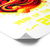 Chinese New Year 2026 Horse Happy Chinese New Year ポスター (角)