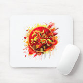 Chinese New Year 2026 Horse Happy Chinese New Year マウスパッド (マウス)