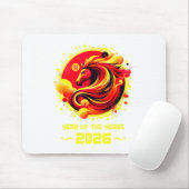 Chinese New Year 2026 Horse Happy Chinese New Year マウスパッド (マウス)