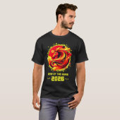 Chinese New Year 2026 Horse Happy Chinese New Year Tシャツ (正面フル)