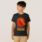 Chinese New Year 2026 Of The Fire Horse Men Women Tシャツ (正面フル)