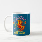 Chinese New Year 2026 Year Of The Fire Horse  コーヒーマグカップ (左)