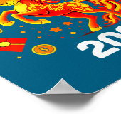 Chinese New Year 2026 Year Of The Fire Horse  ポスター (角)