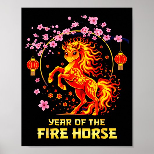 Chinese New Year 2026 Year Of The Fire Horse  ポスター (正面)