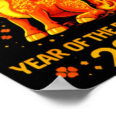 Chinese New Year 2026 Year Of The Fire Horse  ポスター (角)