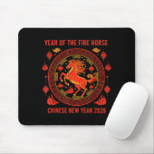 Chinese New Year 2026 Year Of The Fire Horse  マウスパッド (マウス)