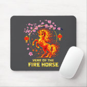 Chinese New Year 2026 Year Of The Fire Horse  マウスパッド (マウス)
