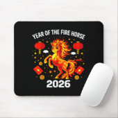 Chinese New Year 2026 Year Of The Fire Horse  マウスパッド (マウス)