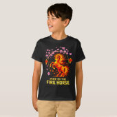 Chinese New Year 2026 Year Of The Fire Horse Tシャツ (正面フル)