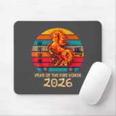 Chinese New Year 2026 Year Of The Fire Horse Vinta マウスパッド (マウス)