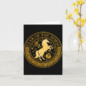 Chinese New Year 2026 Year Of The Horse  カード (黄色い花)