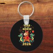 Chinese New Year 2026 Year Of The Horse  キーホルダー (正面)