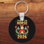 Chinese New Year 2026 Year Of The Horse  キーホルダー (正面)