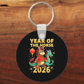 Chinese New Year 2026 Year Of The Horse  キーホルダー (正面)