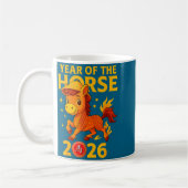 Chinese New Year 2026 Year Of The Horse  コーヒーマグカップ (左)