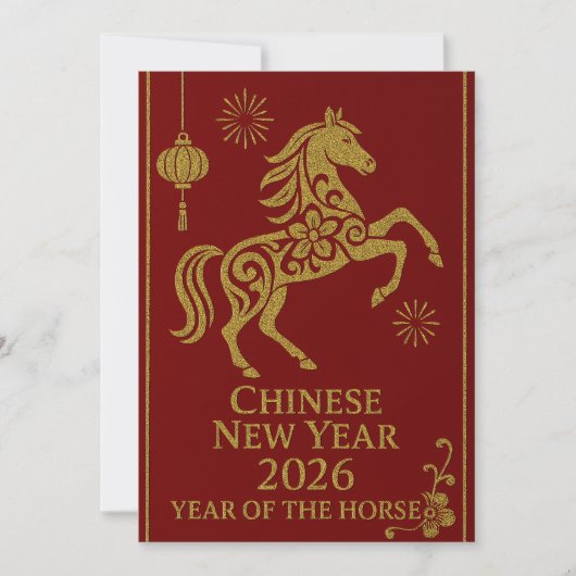Chinese New Year 2026 - Year of the Horse シーズンカード (正面)