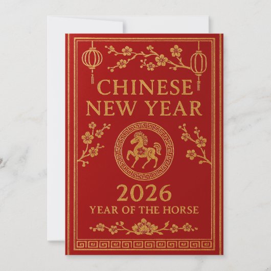 Chinese New Year 2026 - Year of the Horse シーズンカード (正面)