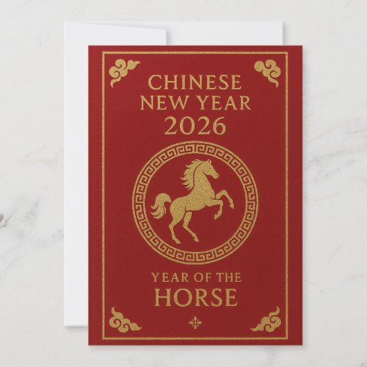 Chinese New Year 2026 - Year of the Horse シーズンカード (正面)