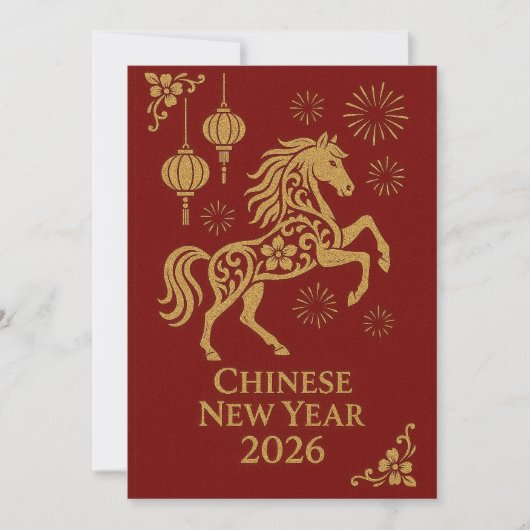 Chinese New Year 2026 - Year of the Horse シーズンカード (正面)