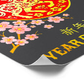 Chinese New Year 2026 Year Of The Horse  ポスター (角)