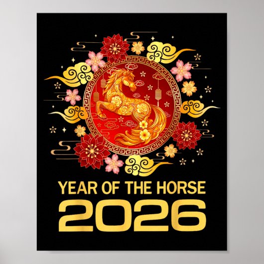 Chinese New Year 2026 Year Of The Horse  ポスター (正面)