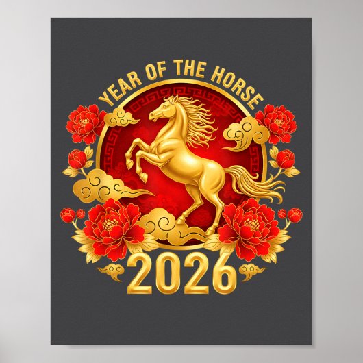 Chinese New Year 2026 Year Of The Horse  ポスター (正面)