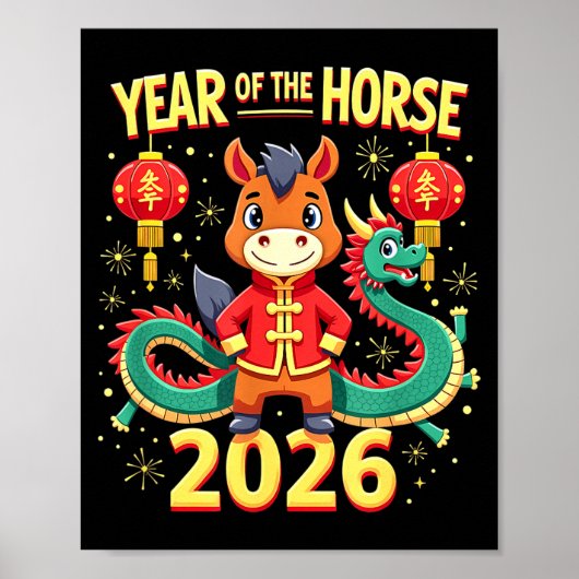 Chinese New Year 2026 Year Of The Horse  ポスター (正面)