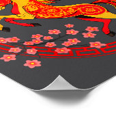 Chinese New Year 2026 Year Of The Horse  ポスター (角)