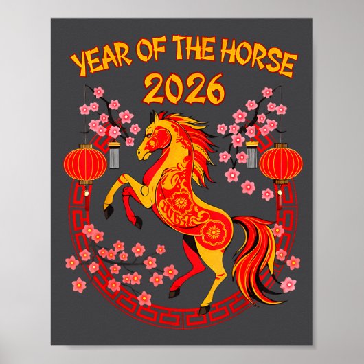 Chinese New Year 2026 Year Of The Horse  ポスター (正面)